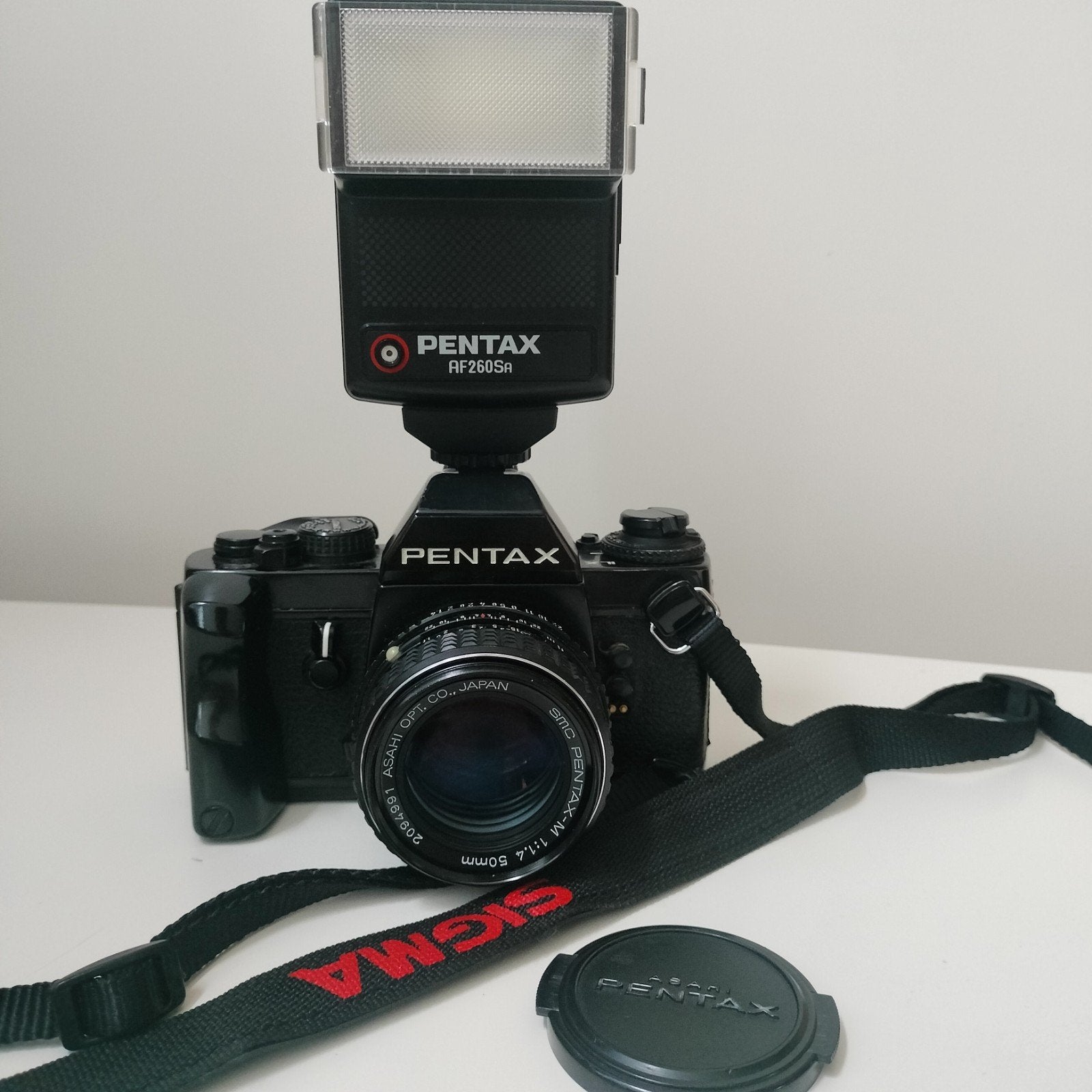 Pentax LX  met SMC Pentax-M 50mm f/1.4 lens, Ophalen, Gebruikt, Spiegelreflex, Pentax