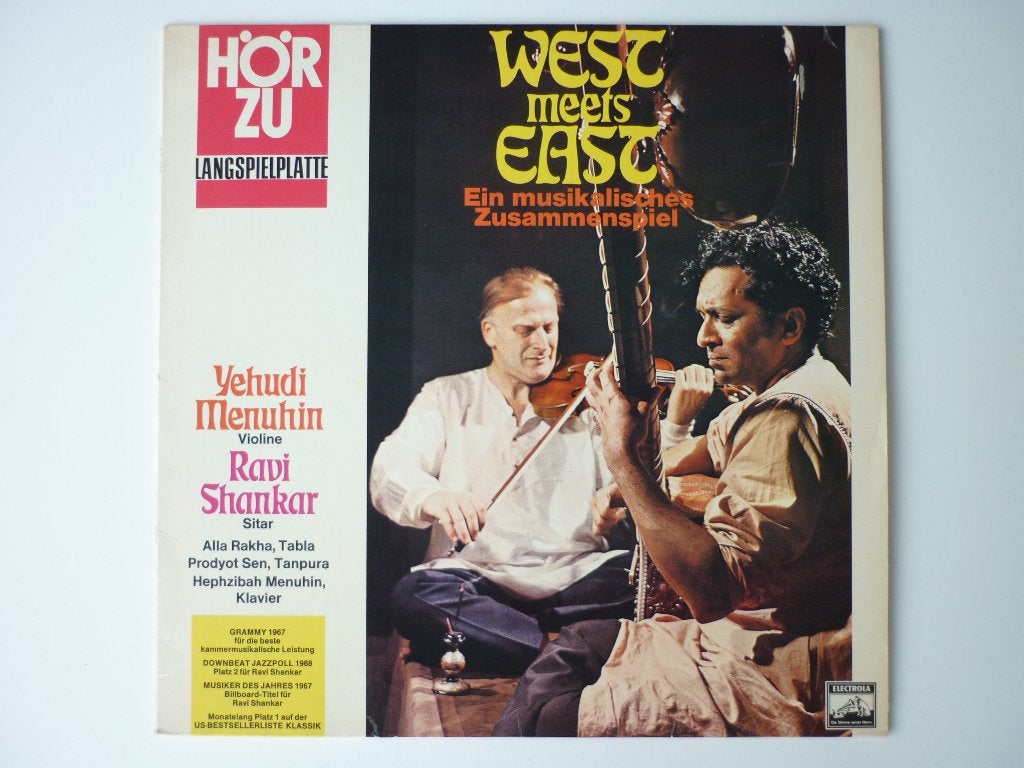 Yehudi Menuhin Violine Ravi Shankar Sitar ‎– West Meets East, LP, Gebruikt, 12 inch, Indiaas