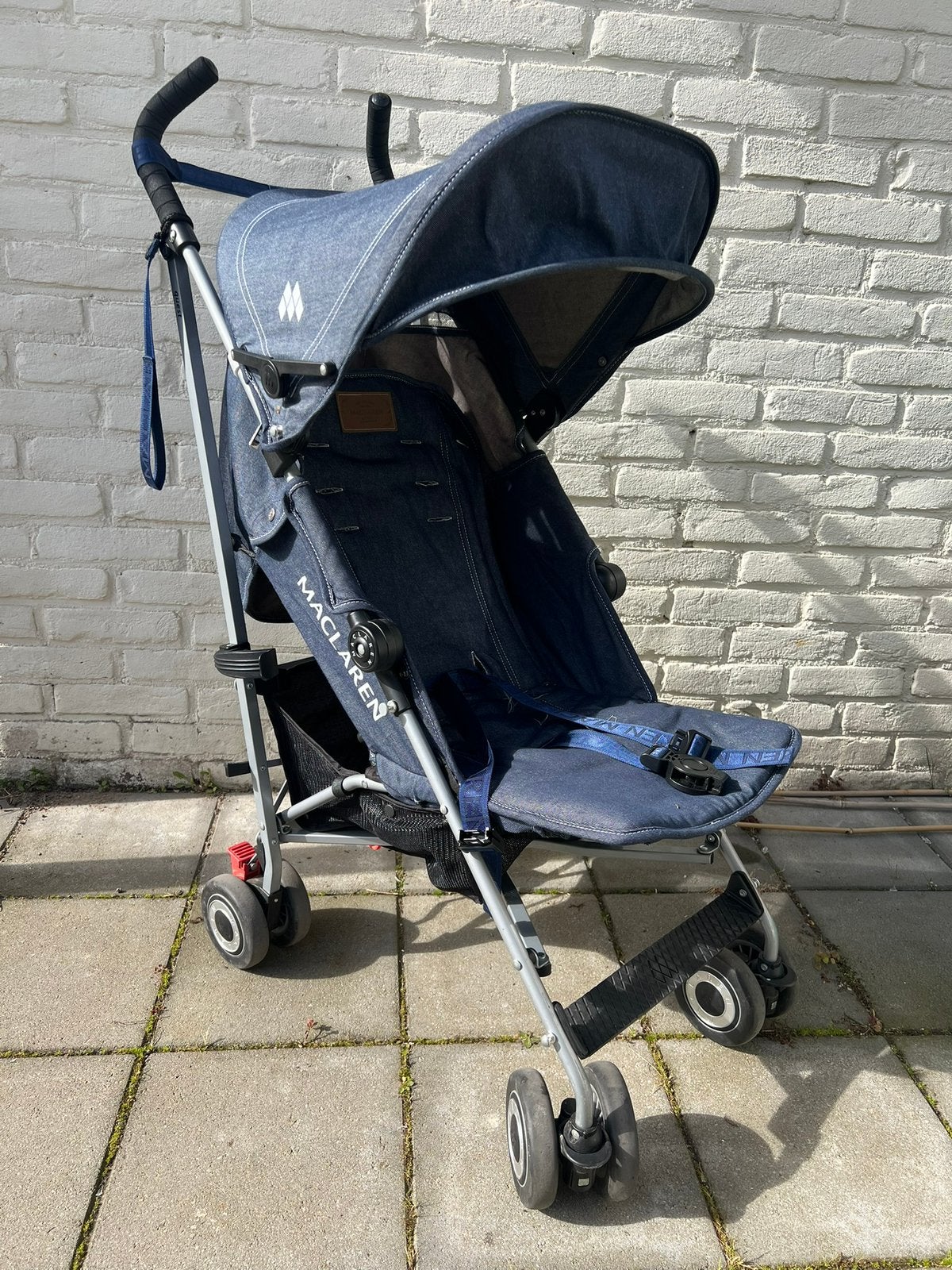 Maclaren Quest Denim Buggy - Zeldzame Uitvoering, Ophalen, Maclaren, Regenhoes