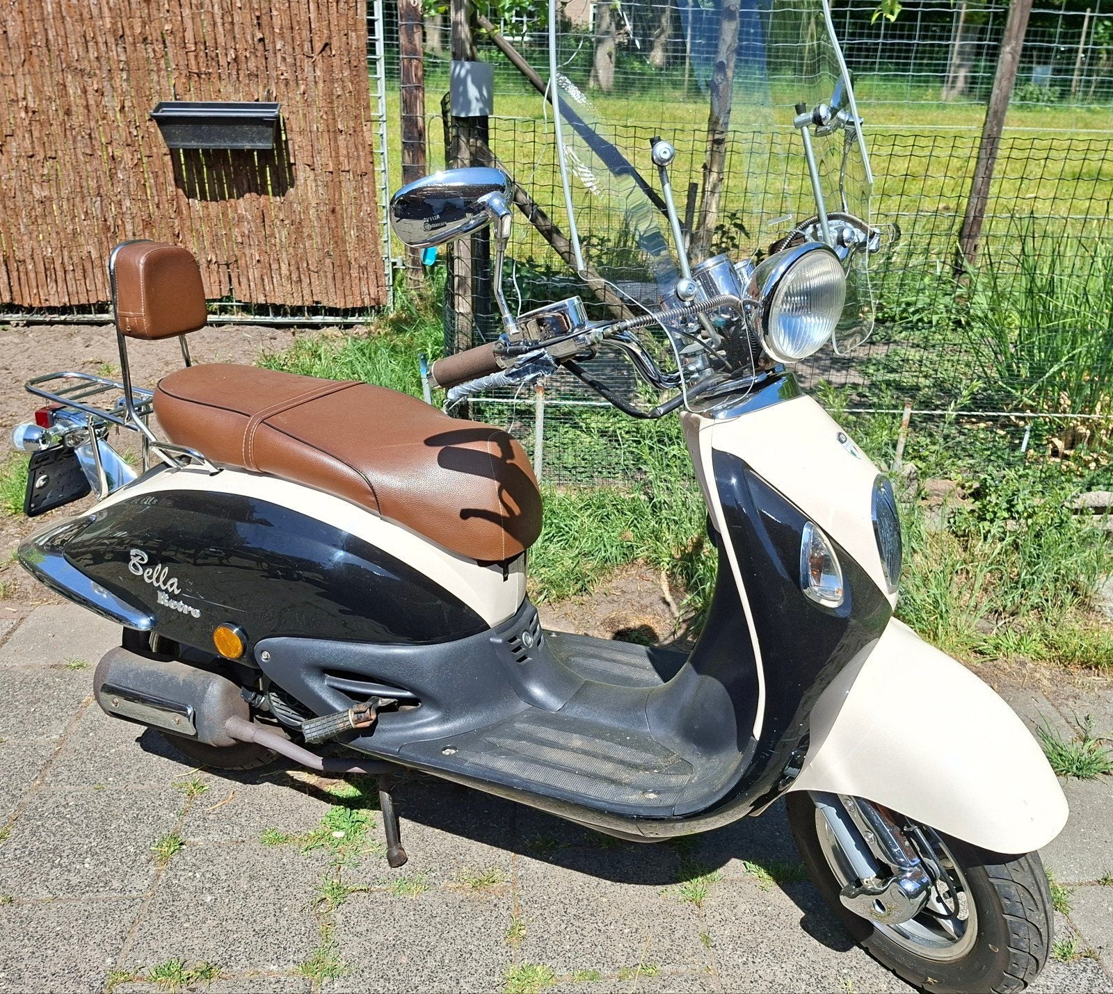 Bella Retro Scooter - gebruikte scooter, vaste prijs €350, Ophalen, Gebruikt, Benzine, Overige merken