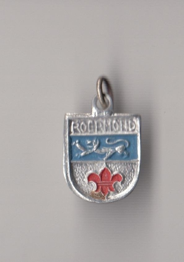 Roermond Bedel Stadswapen, Verzamelen, Speldjes, Pins en Buttons, Gebruikt, Niet vindbaar, Niet vindbaar, Speldje of Pin