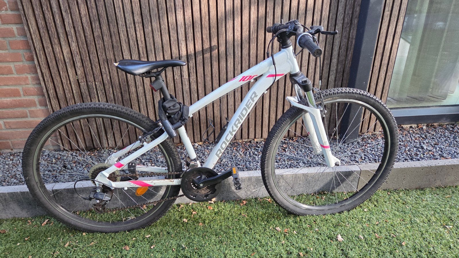Decathlon Rockrider 100 Mountainbike, Gebruikt, Hardtail, 45 tot 49 cm, Schijfrem