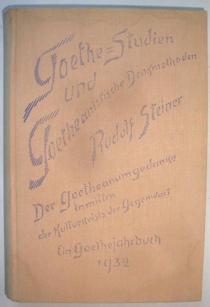 Rudolf Steiner Goethe-Studien und Goetheanistische Denkmetho, Boeken, Achtergrond en Informatie, Spiritualiteit algemeen, Ophalen of Verzenden