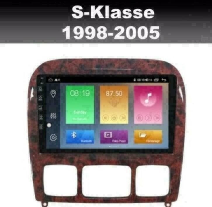 Mercedes S Klasse W220 android 9 wifi dab+ carkit 9inch usb, Ophalen of Verzenden, Nieuw