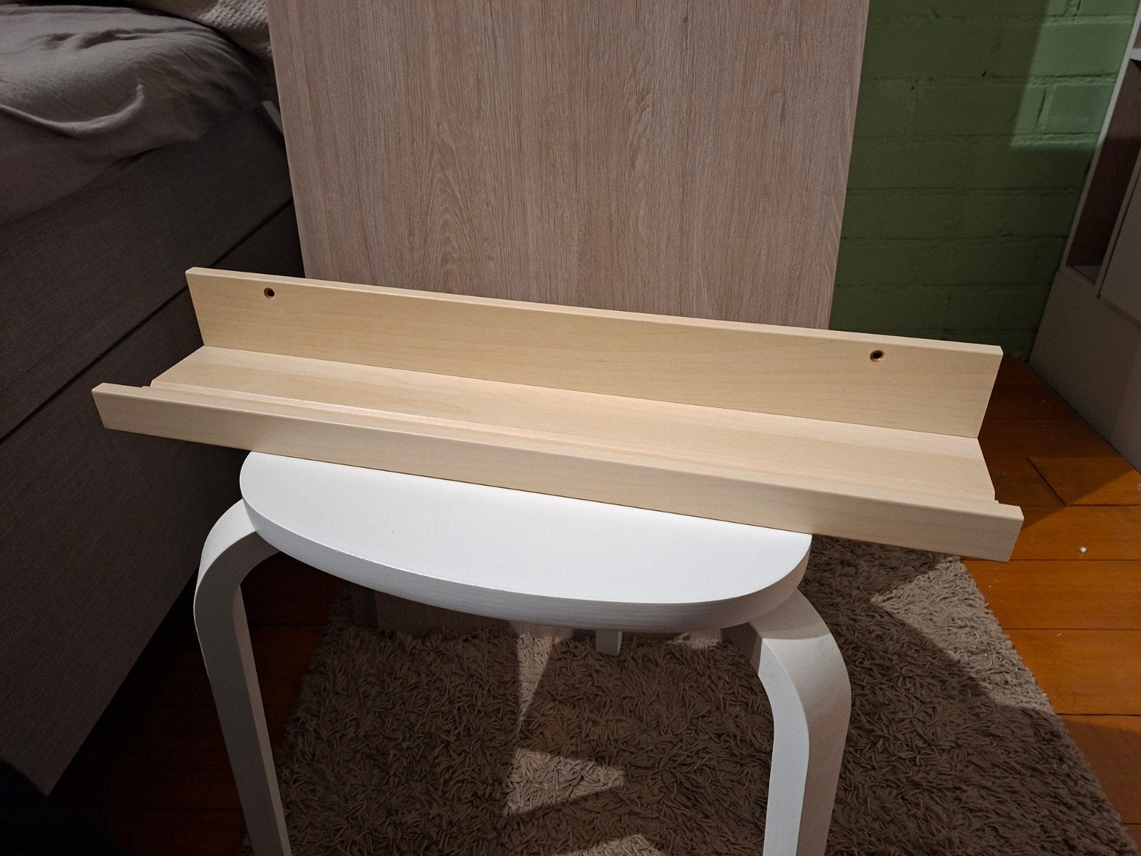 8 mosslanda planken ikea 55 cm, Ophalen, Gebruikt
