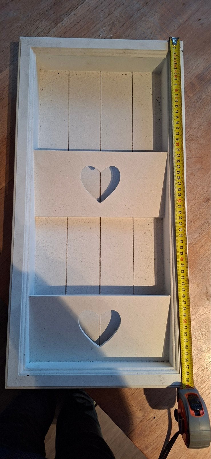 Houten tijdschriftenbakje om op te hangen, Ophalen of Verzenden, Gebruikt