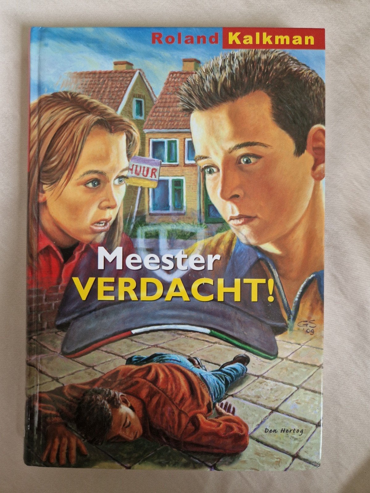 Meester Verdacht! - Spannend jeugdboek van Roland Kalkman, Ophalen of Verzenden, Zo goed als nieuw, Roland Kalkman, Fictie