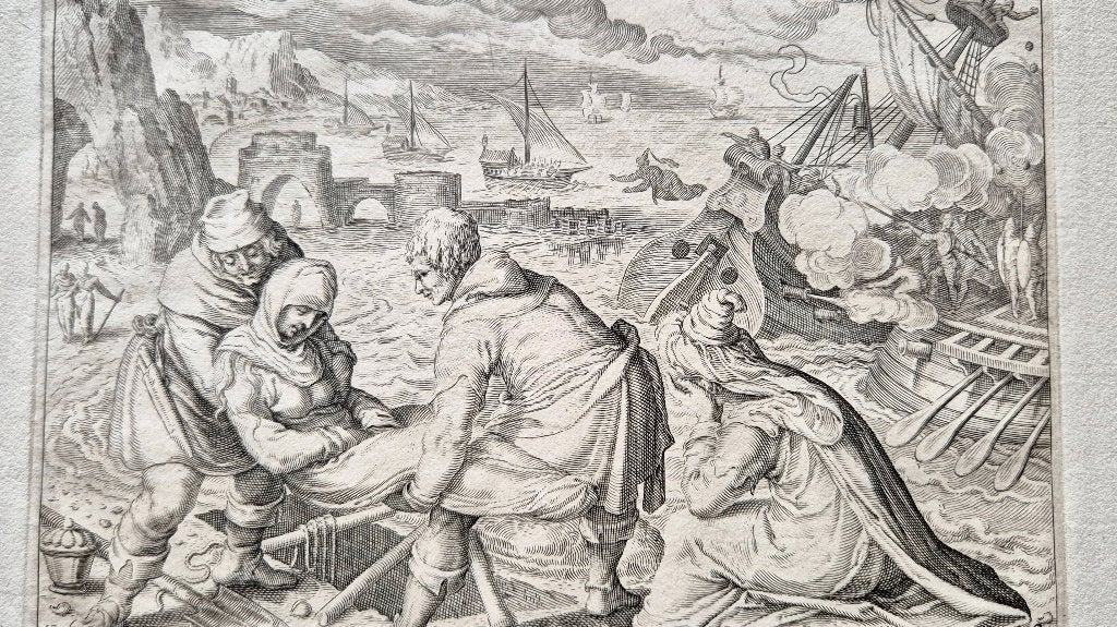 Jacob de Gheyn II & Zacharias Dolendo 8 meesterdrukken, Verzenden, Mythologie, 1600 - 1699, Gravure