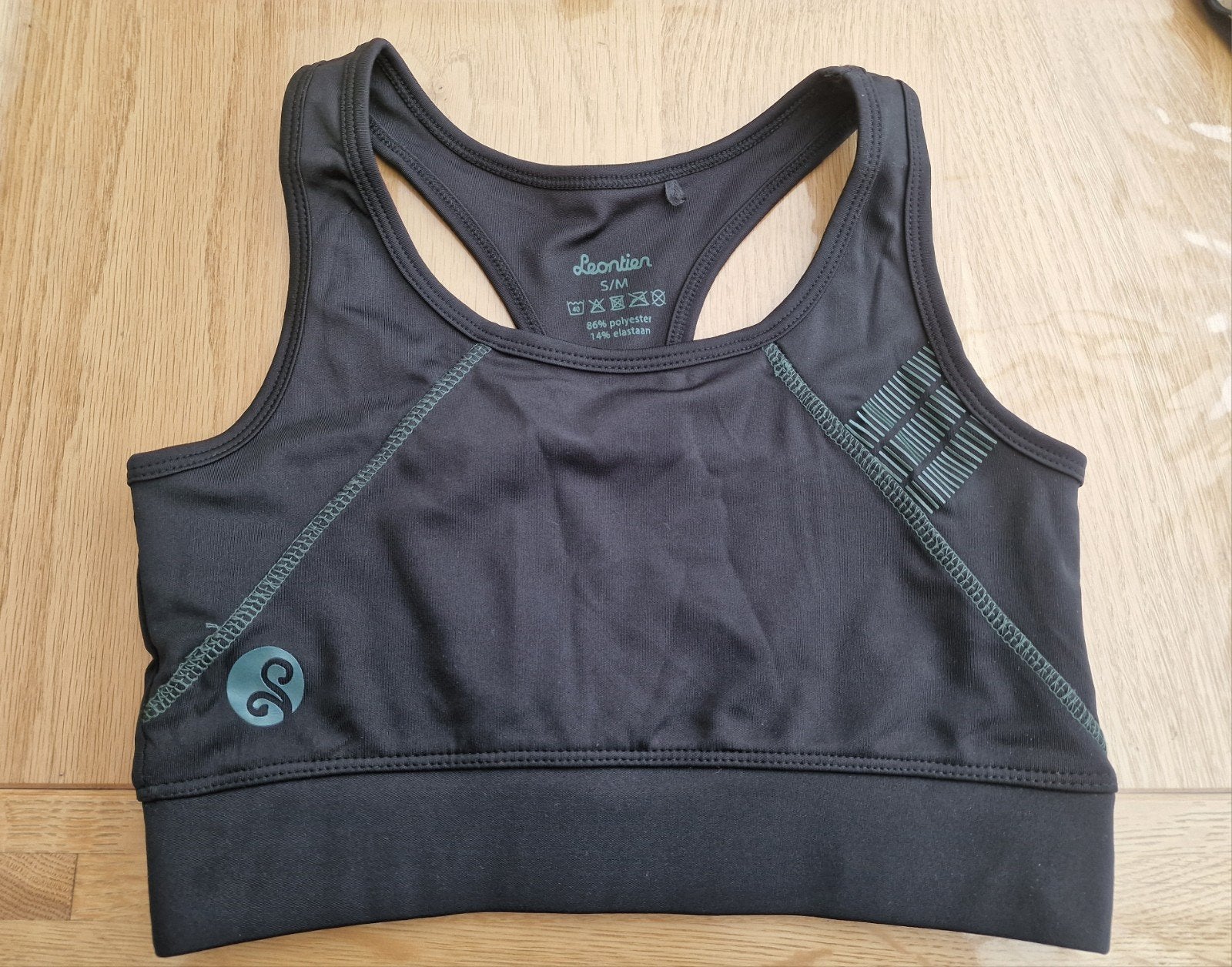 NIEUW Sporttop S/M Leontien zwart, Ophalen, Zwart, Nieuw, Fitness of Aerobics
