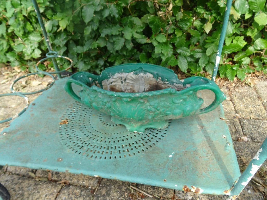 mooie groene Franse jardinière, Ophalen