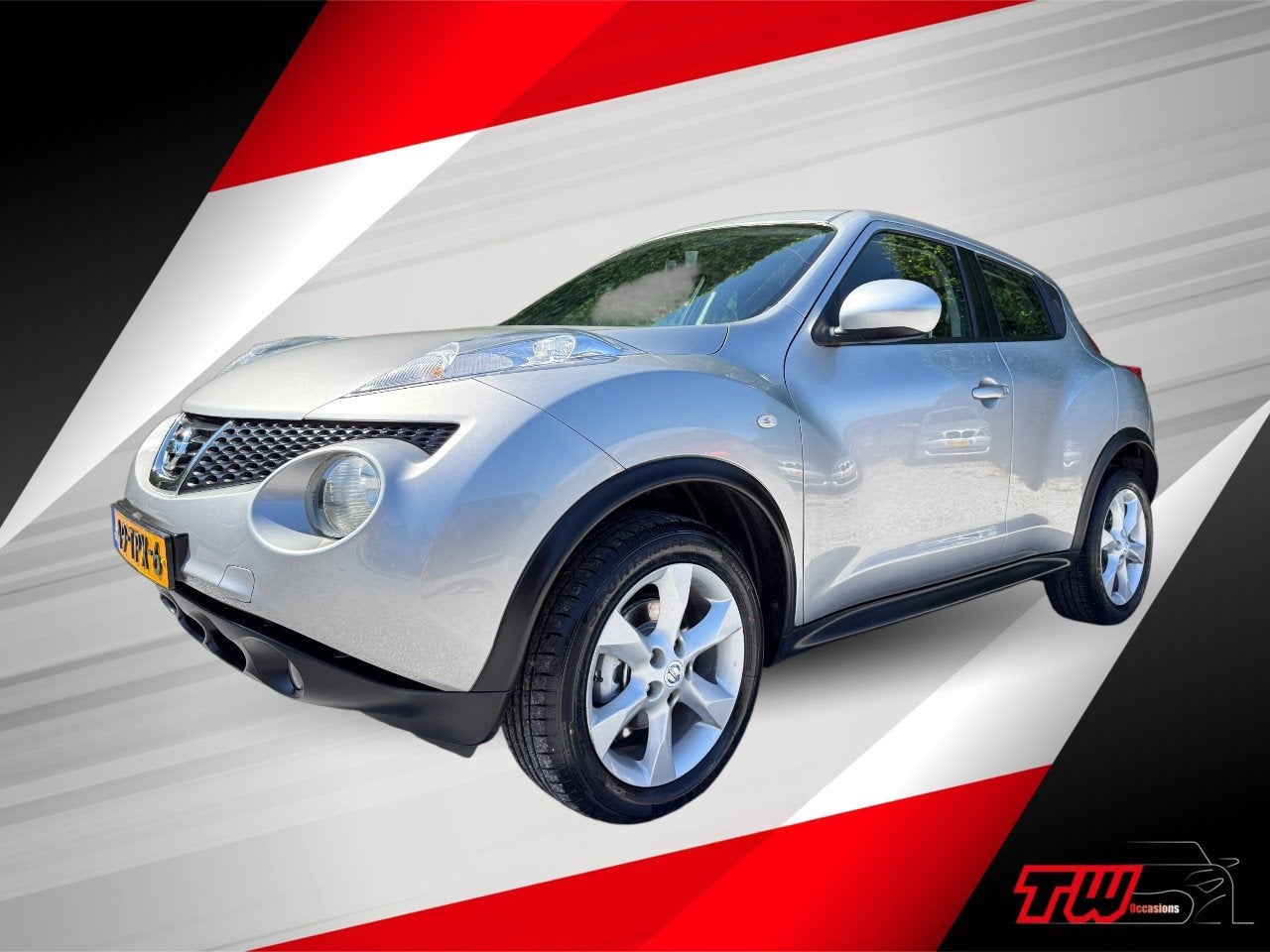 Nissan Juke 1.6 Acenta Eco | NWE APK | AIRCO | CRUISE | NAP, Voorwielaandrijving, Euro 5, Stof, Zwart