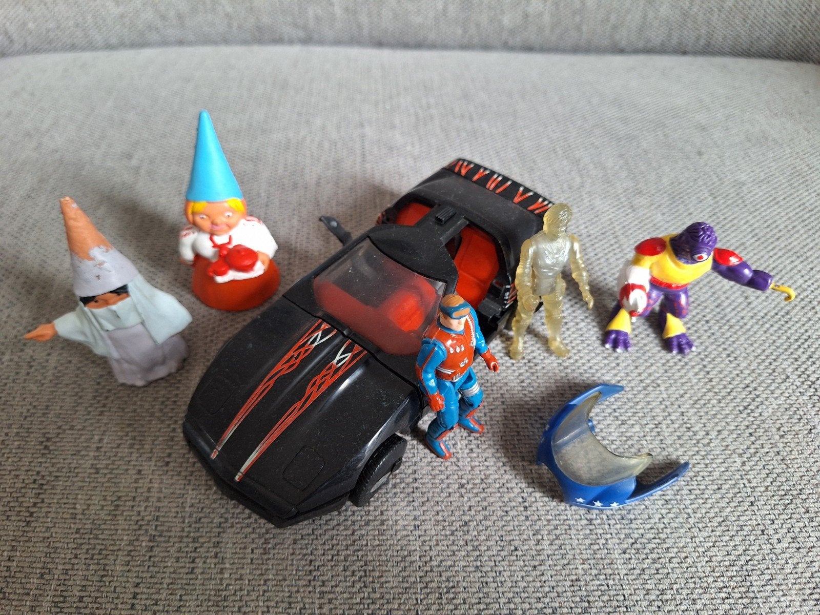 Vintage figuren jaren 80: o.a. M.A.S.K., David de Kabouter, Ophalen, Gebruikt