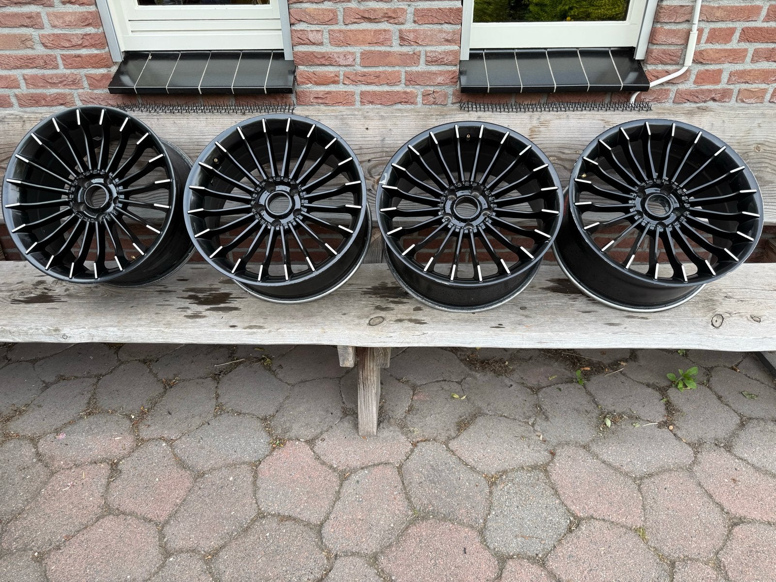 Alpina stijl 19 inch set velgen- 20 spaaks, Gebruikt, Velg(en), Personenwagen, Zomerbanden