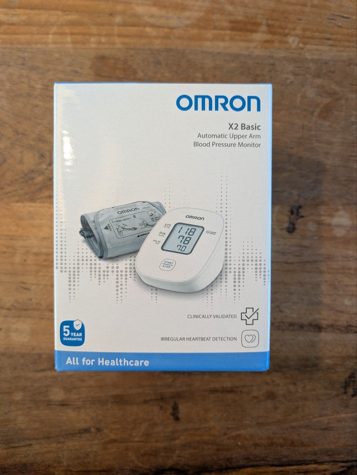 Omron X2 Basic Automatische Bovenarm Bloeddrukmeter, Ophalen, Nieuw, Overige typen
