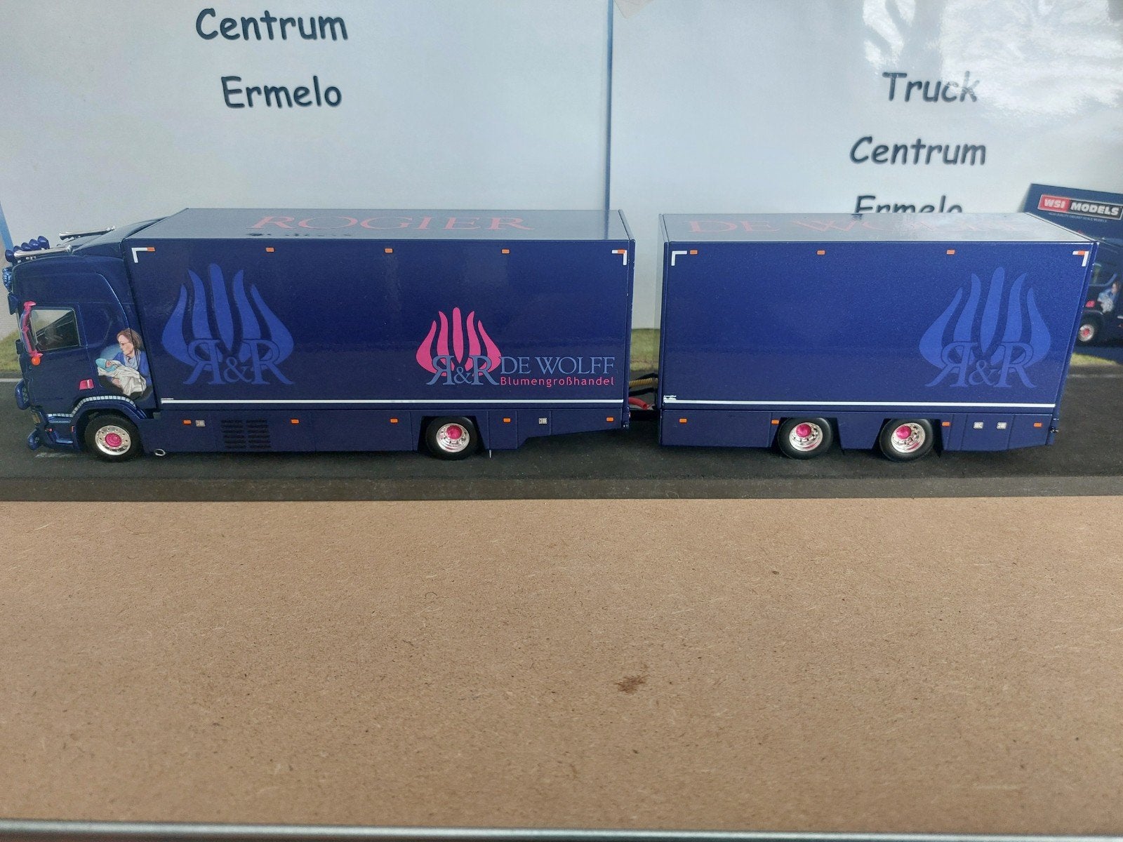 R&R WOLFF FLOWERS

Scania R Highline motorwagen met 2-as opl, Ophalen of Verzenden, Nieuw, Bus of Vrachtwagen, Wsi