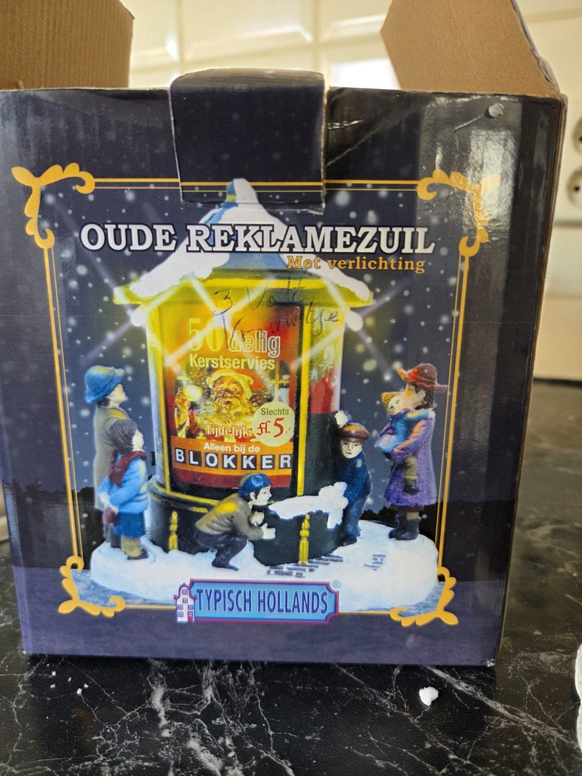reclamezuil Blokker, Ophalen, Zo goed als nieuw