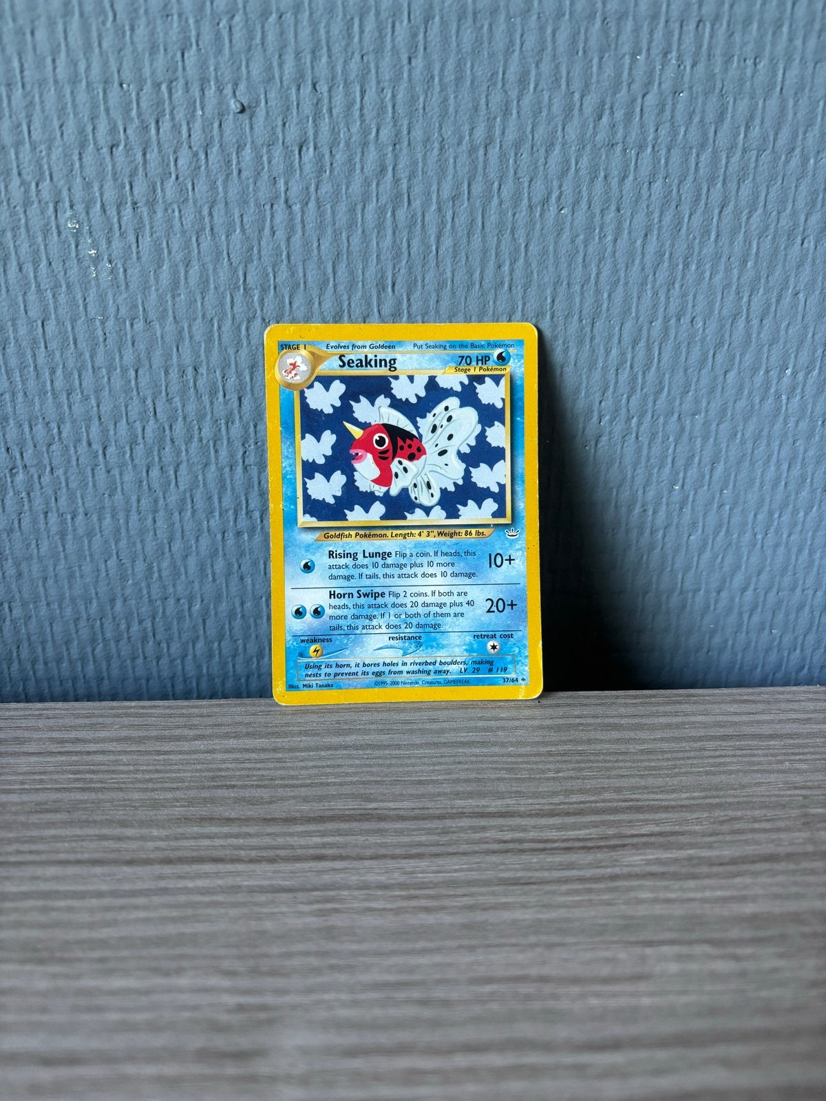 Pokémon Seaking Kaart -  1999, Verzenden, Gebruikt, Losse kaart