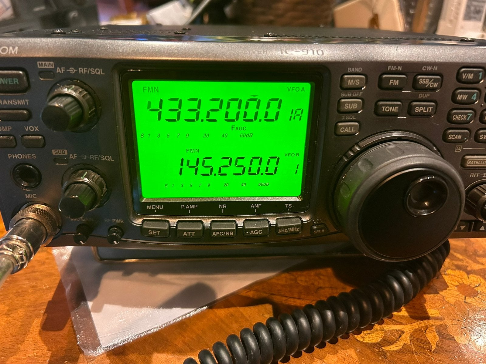 Icom IC-910H VHF/UHF Transceiver – Met DSP, TCXO en UT-102, Ophalen, Gebruikt