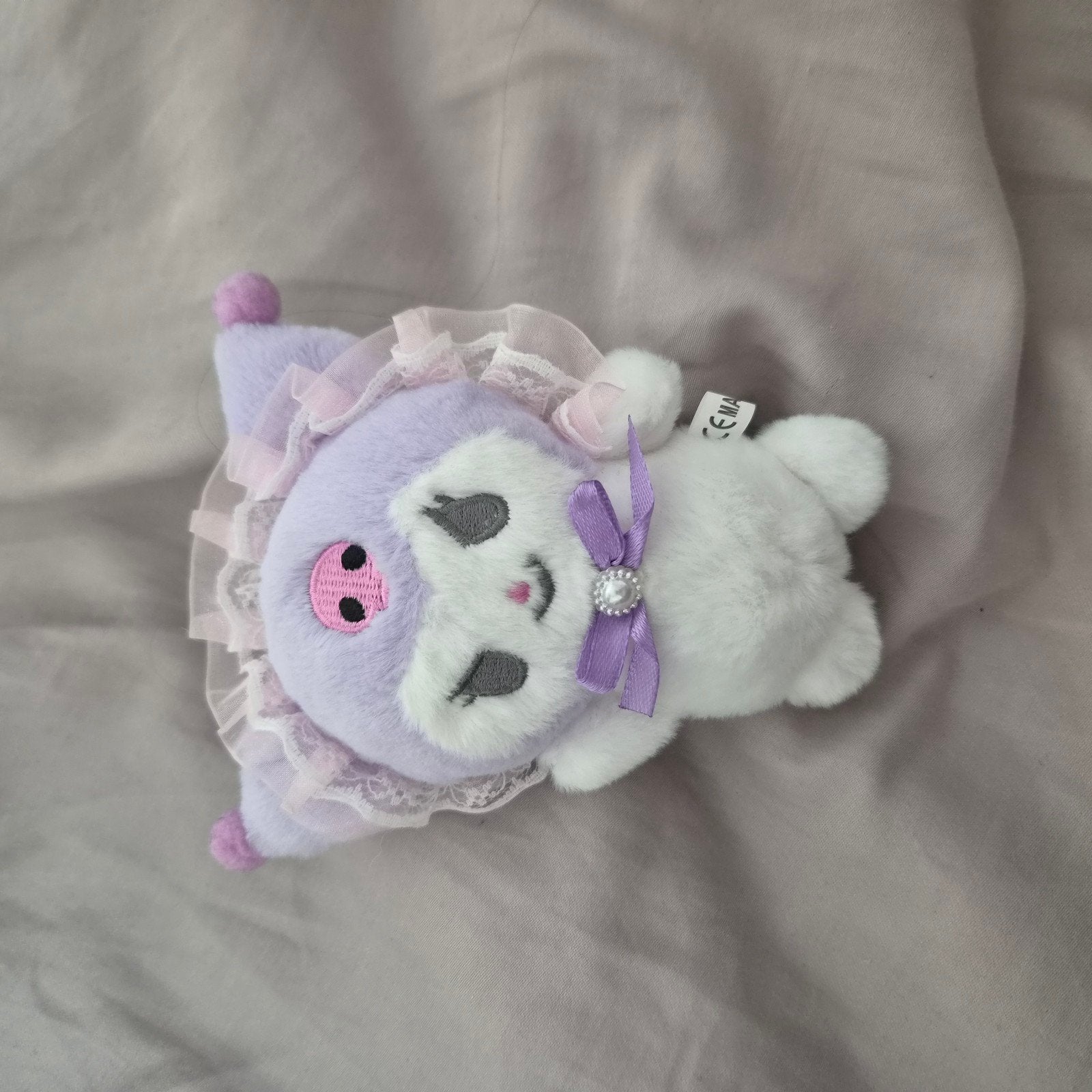 Kuromi knuffel sleutelhanger paars wit Sanrio, Paars, Overige merken, Overige karakters, Overige typen