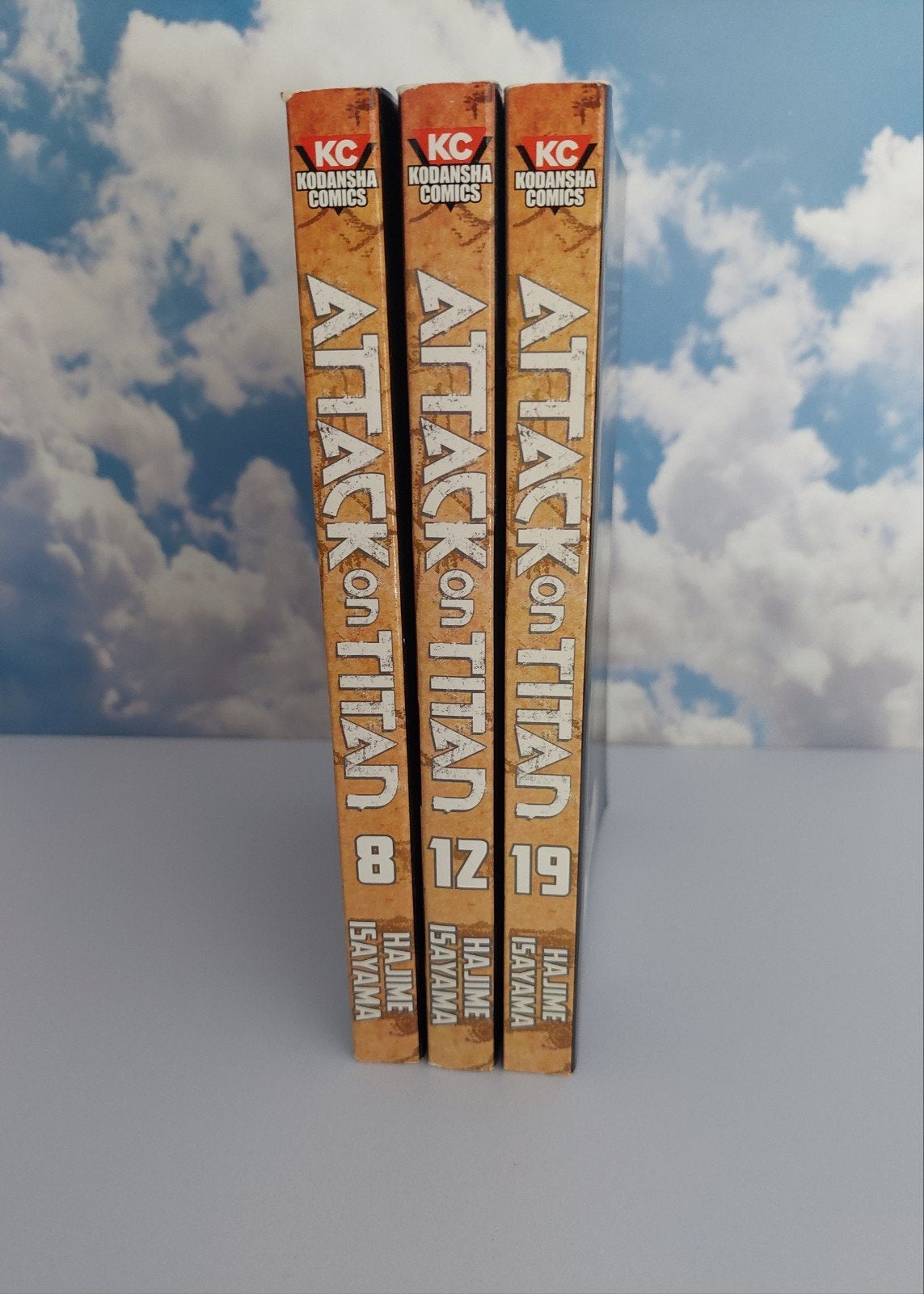 Attack on Titan pocketboekjes ENGELS - Deel 3, 12, 19, Ophalen