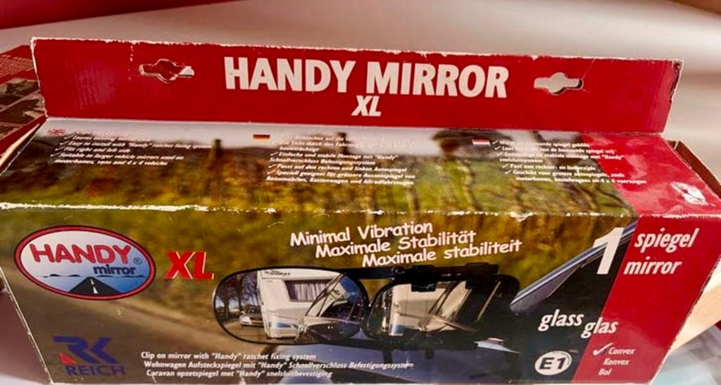 Handy Mirror XL Caravan Opzetspiegel in doos, Ophalen, Nieuw