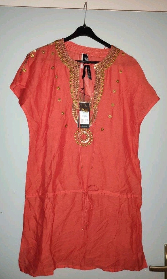 Nieuwe Tunic Eternal Orange - S, M & XL beschikbaar, Ophalen, Nieuw, Oranje, Korte mouw