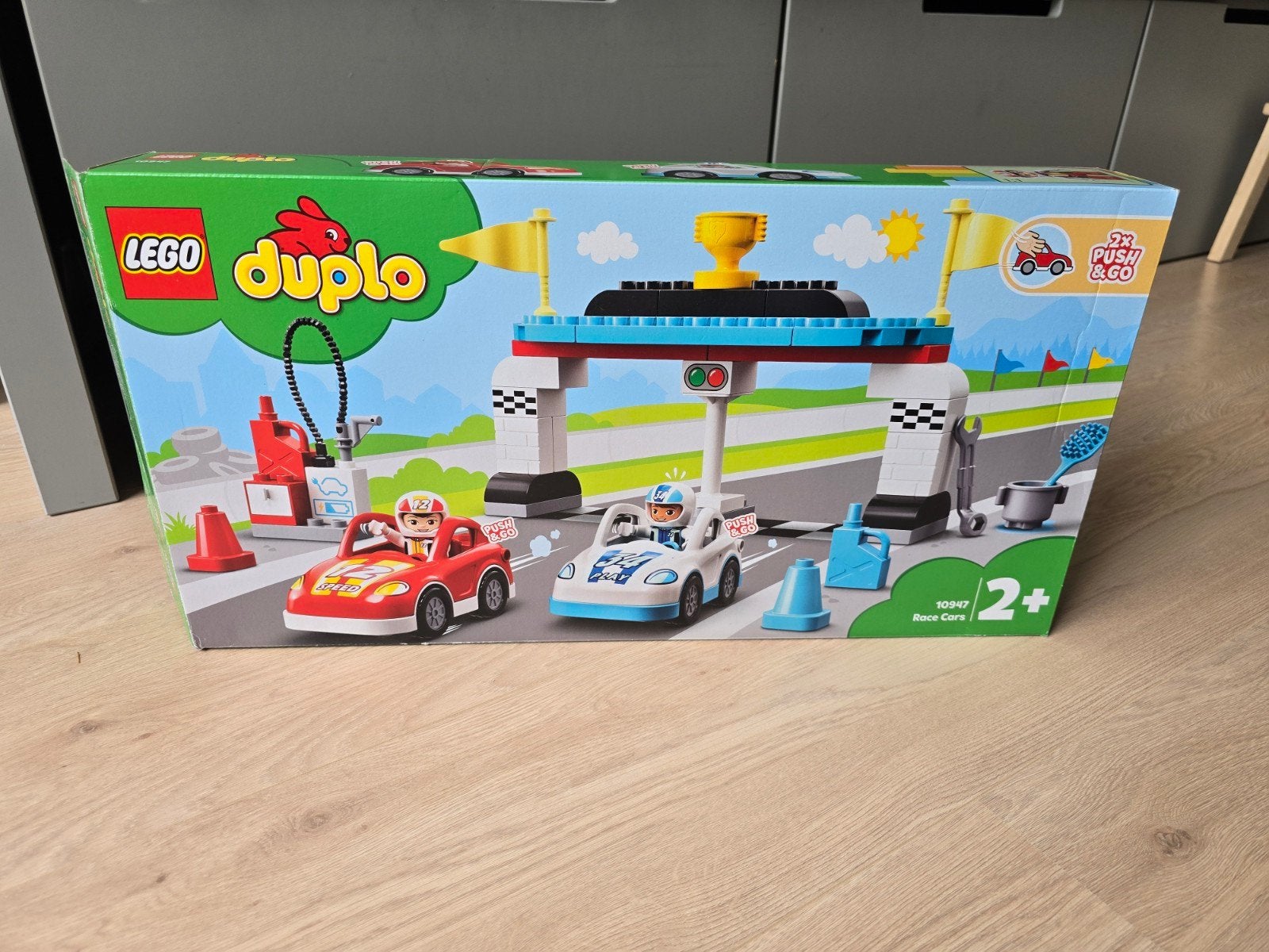 Lego Duplo Race Cars 10947 - Compleet, Ophalen, Compleet, Gebruikt, Overige thema's