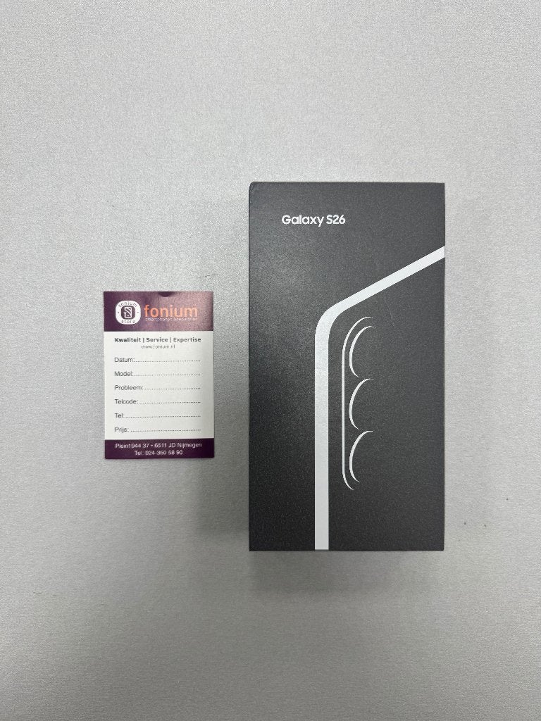 Samsung Galaxy S26 256GB Nieuw, Overige modellen, Zwart, 6511JD, Touchscreen