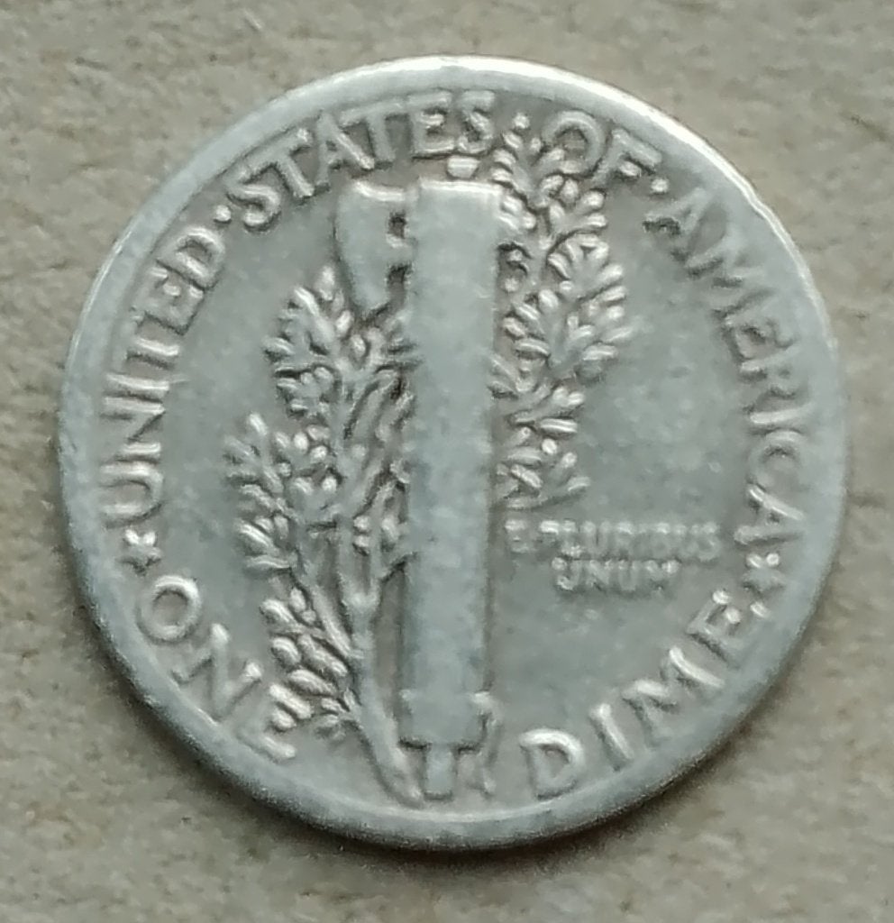 USA, 1 dime 1936, Ophalen of Verzenden, Noord-Amerika, Losse munt, Zilver