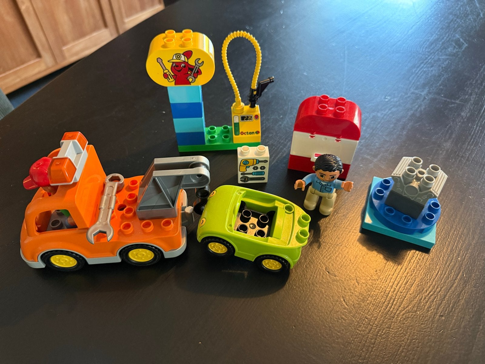 LEGO DUPLO Sleepwagen (10814) - Compleet en in goede staat, Lego, Ophalen of Verzenden, Zo goed als nieuw, Compleet