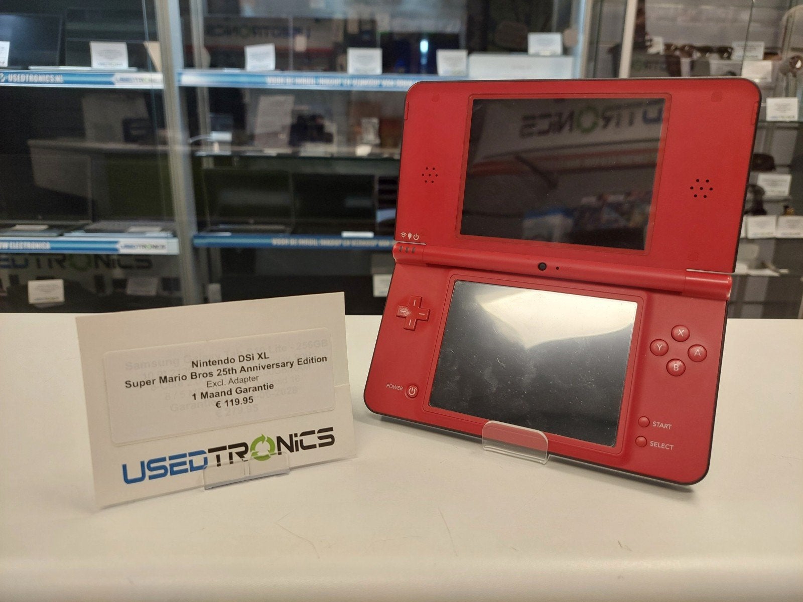 Nintendo DSi XL Super Mario Bros 25th Anniversary Edition, Ophalen of Verzenden, Gebruikt, Rood, 3DS XL