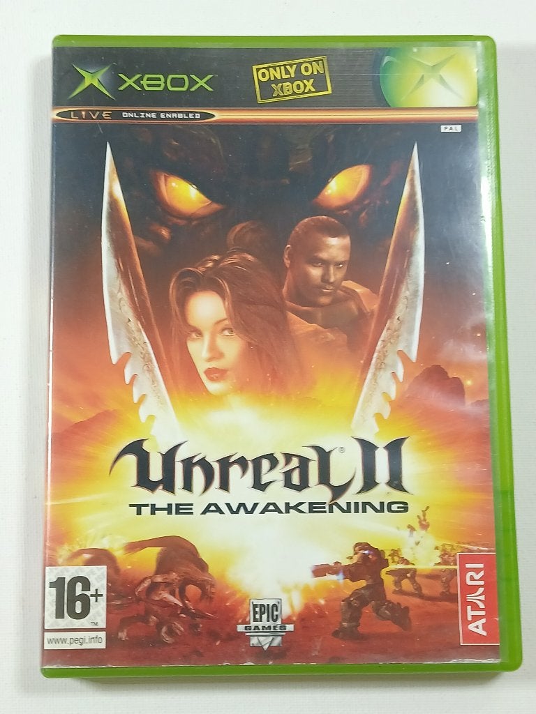 Unreal II the Awakening - Original - XBOX - PAL - Compleet, Gebruikt, Shooter, Microsoft, 2 spelers