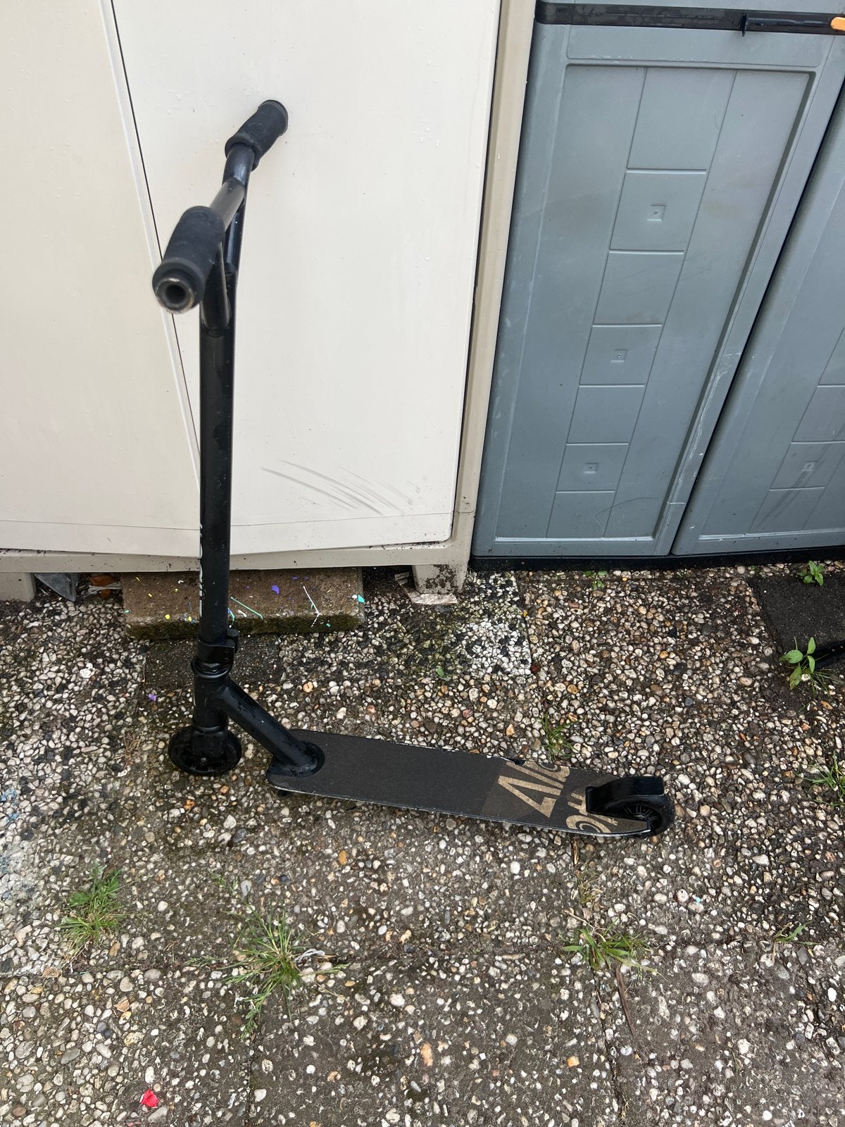 Stuntstep zwart - Gebruikt, Fietsen en Brommers, Steps, Ophalen, Gebruikt, Gewone step