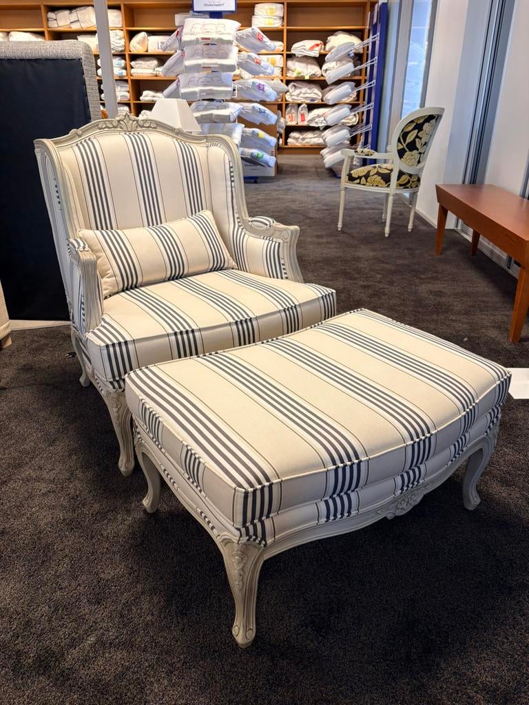 Exclusieve design fauteuil van Declemy – showroomstaat, Ophalen, Eenpersoons, Nieuw, 75 tot 100 cm