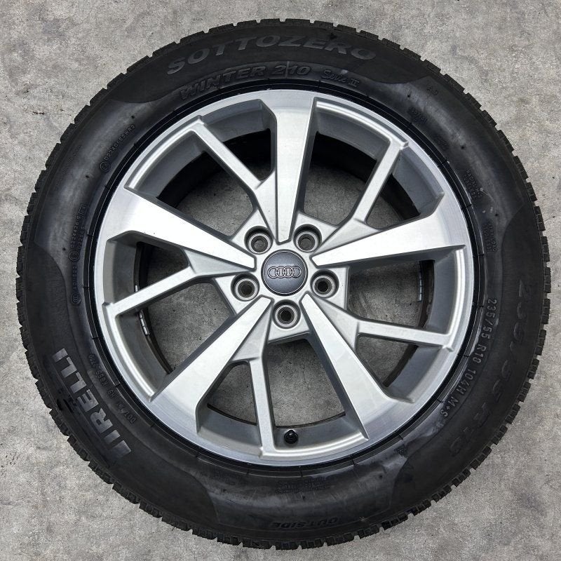 18 inch originele velgen + winterbanden Audi Q3 83A601025J, 18 inch, Gebruikt, -, -