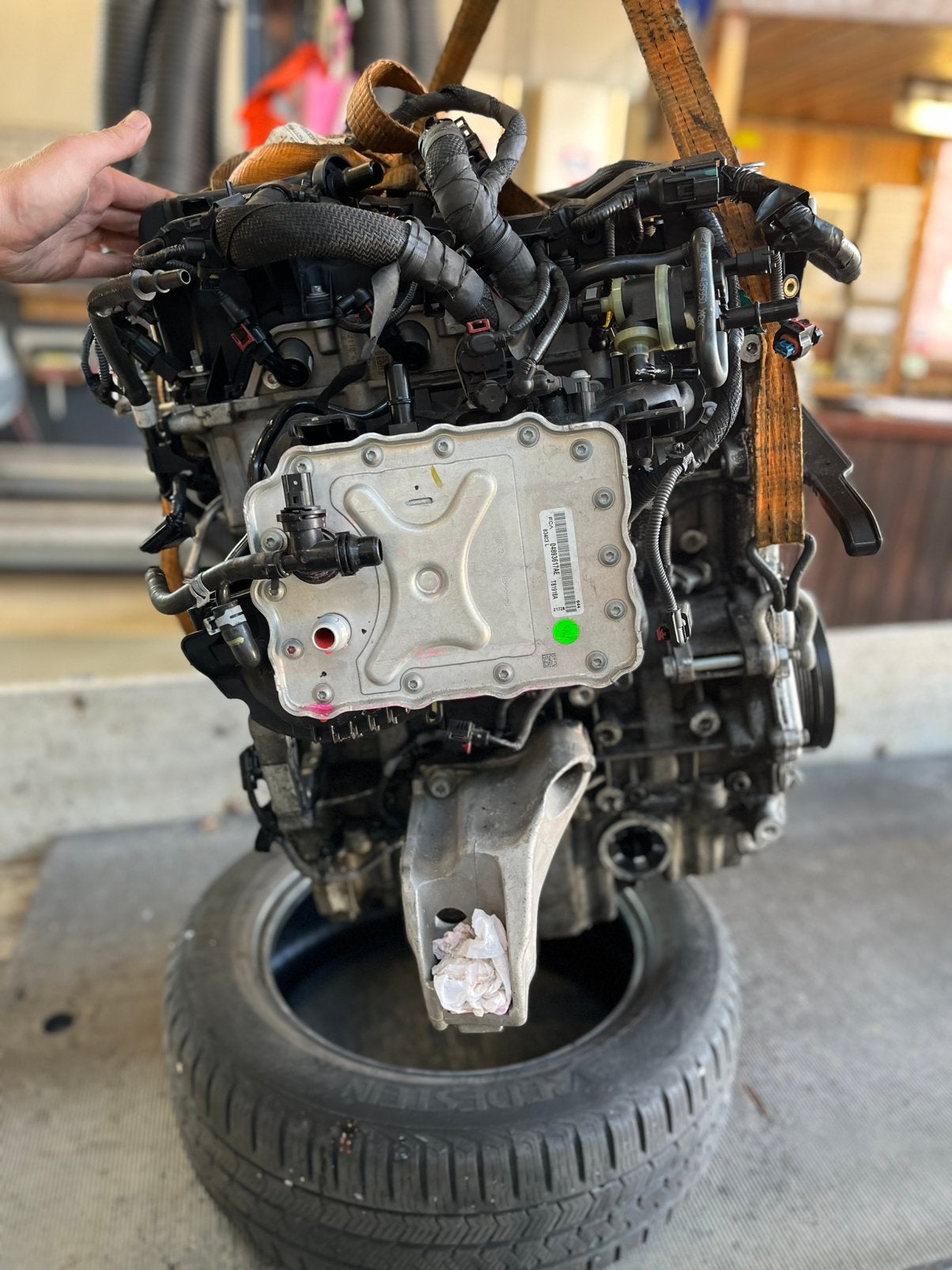 Motor 2.0 Q4 280pk Alfa Romeo Stelvio Giulia, Auto-onderdelen, Ophalen, Gebruikt, Alfa Romeo