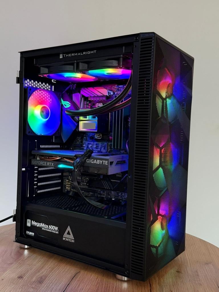 • GAMING PC | RTX 3060 TI | Ryzen 5 | 16GB | 512GB, Computers en Software, Desktop Pc's, Zelf gebouwde pc, Virtual Reality, Zo goed als nieuw