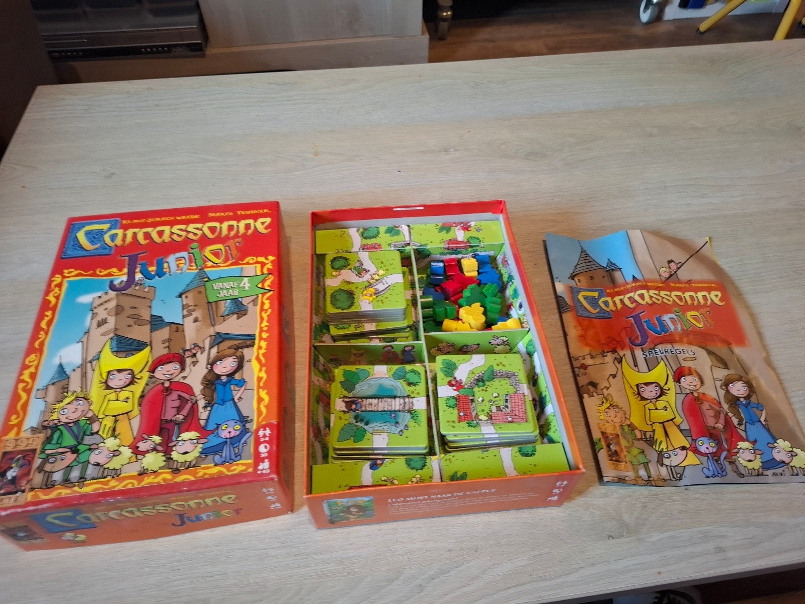 Carcassonne Junior bordspel - Zo goed als nieuw, Hans im Glück, Info@999games.nl, Postbus 4023, 3006 AA Rotterdam, Nederland, Ophalen of Verzenden