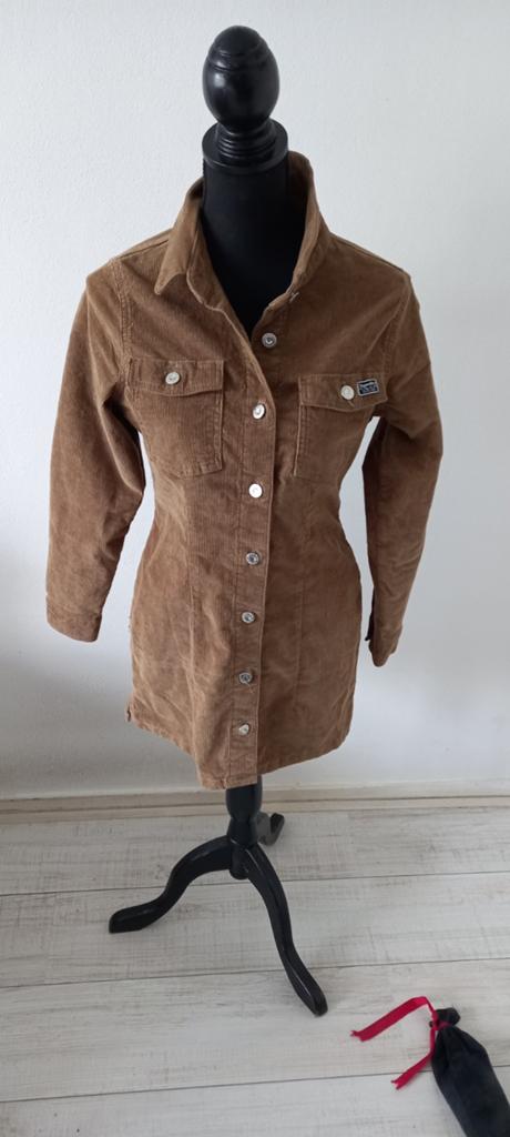 Superdry jas rib stof, Maat 38/40 (M), Bruin, Superdry, Ophalen of Verzenden
