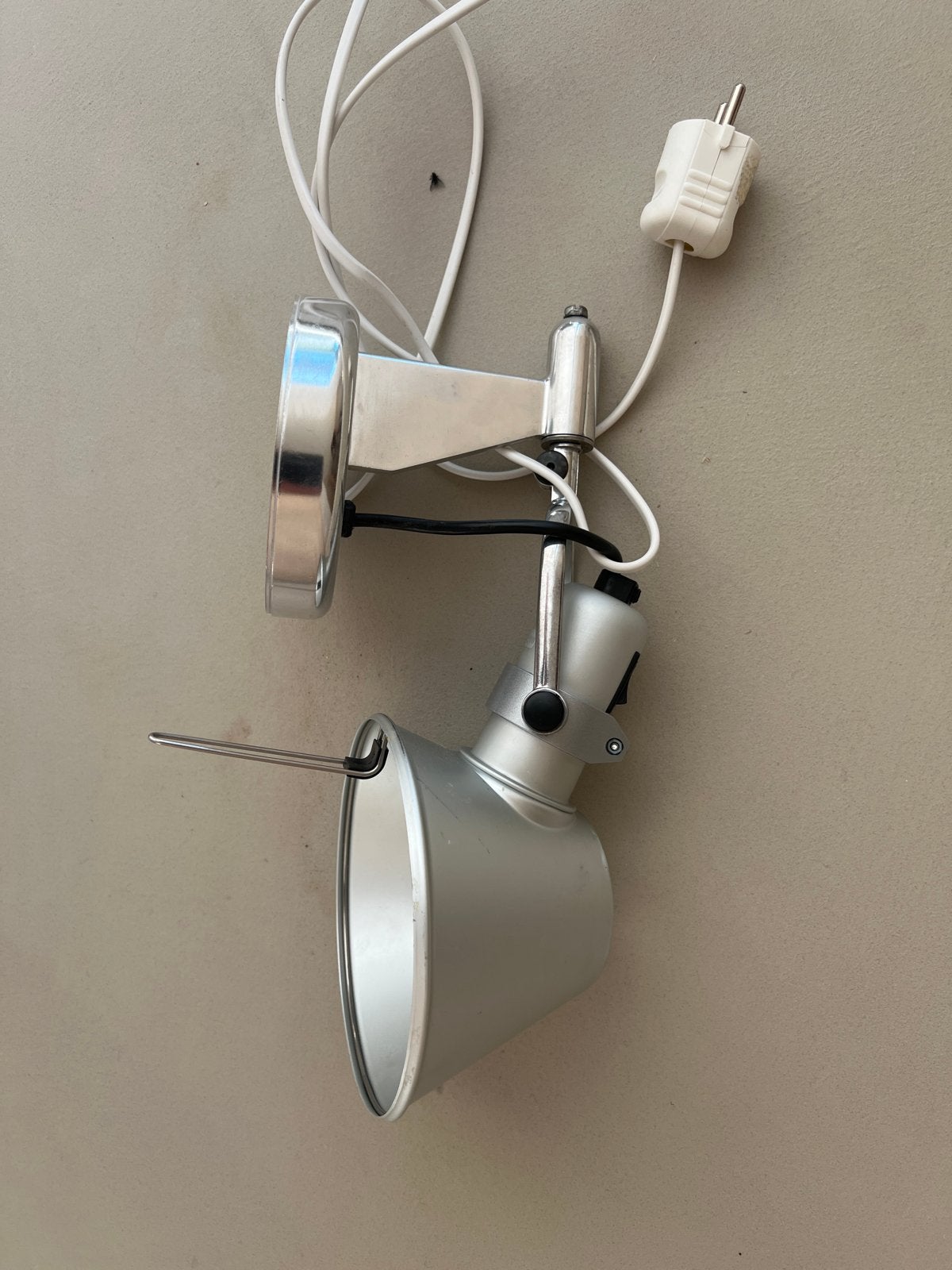 Artemide Tolomeo Micro Faretto wandlamp - Zilver, Ophalen, Gebruikt, Overige fittingen, Leeslamp