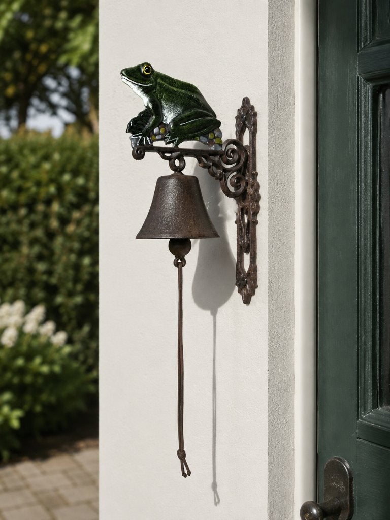 KIKKER / DEURBEL / GIETIJZER / BEL 14 CM IN DOORSNEE