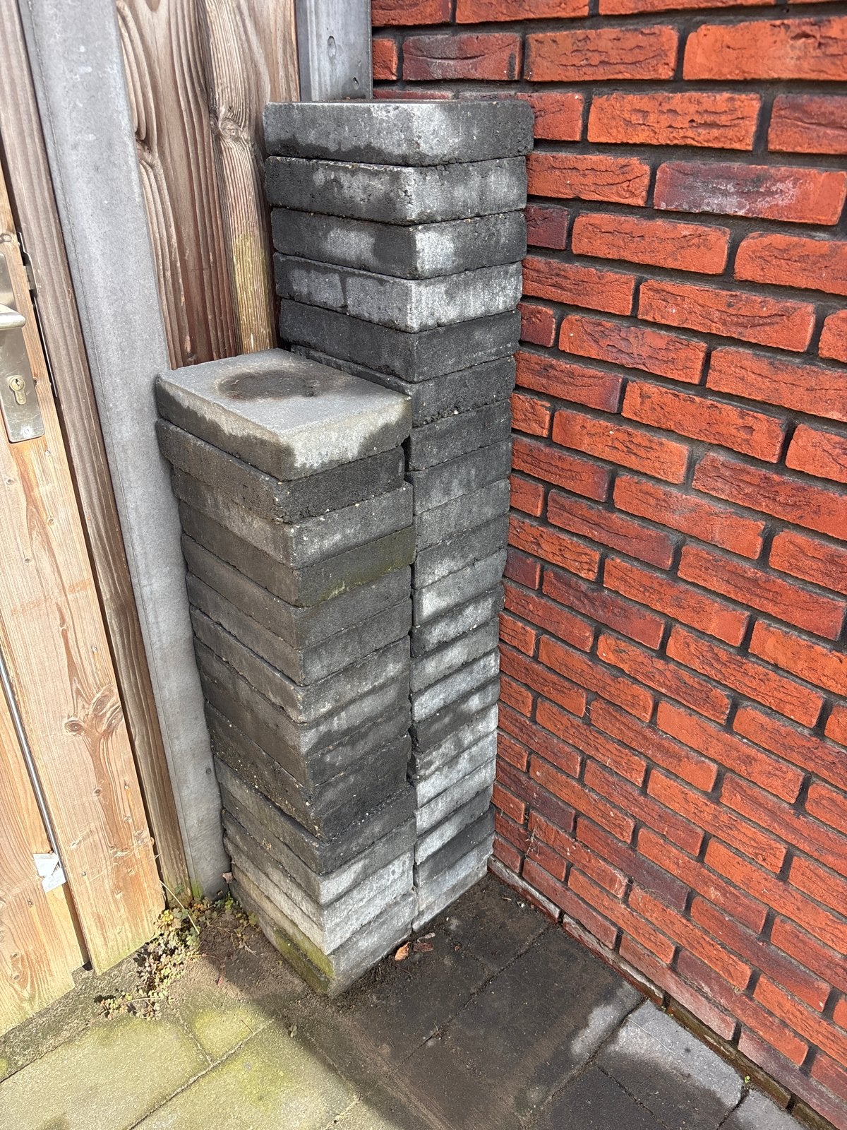 Abbeystones Nero nieuw, betonklinkers, Nieuw, Ophalen of Verzenden, Minder dan 5 m², Beton