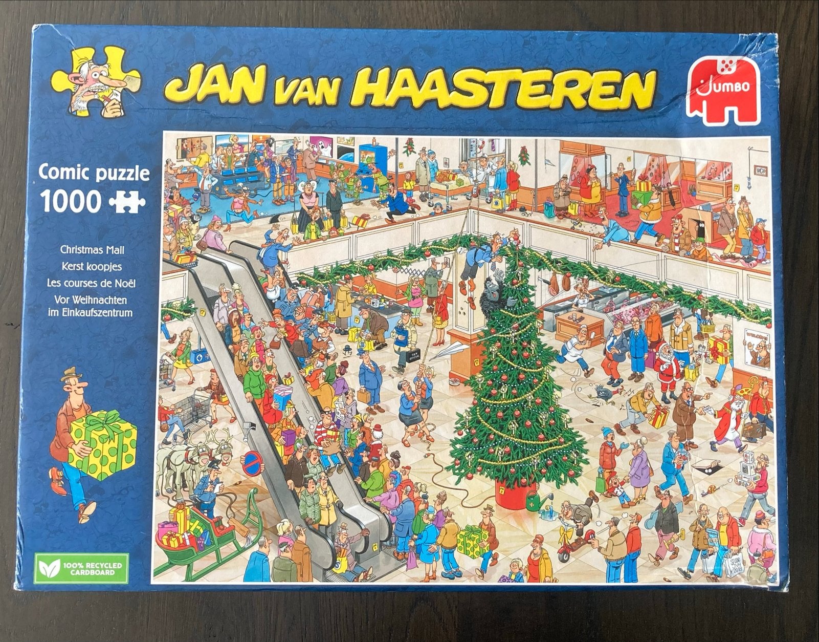 Jan van Haasteren Kerstkoopjes., Ophalen of Verzenden, 500 t/m 1500 stukjes, Gebruikt, Legpuzzel