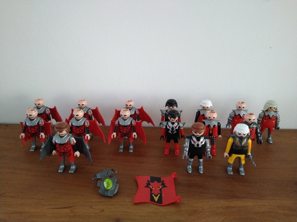 Playmobil 15 Drakenridders, Gebruikt, Complete set, Overige typen, Ophalen of Verzenden