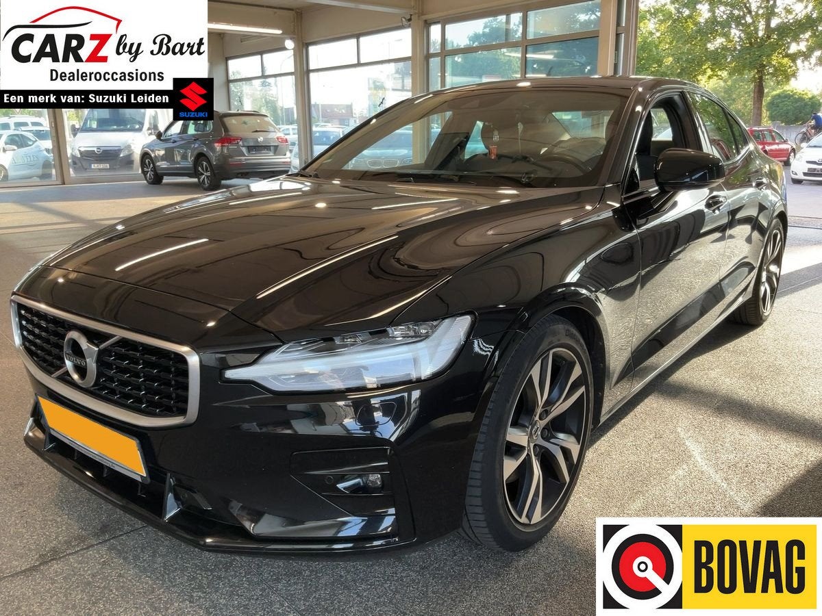 Volvo S60 2.0 T4 R-DESIGN AUTOMAAT Lederen sportstoelen | Op, 12 maanden, 15 km/l, Zwart, S60