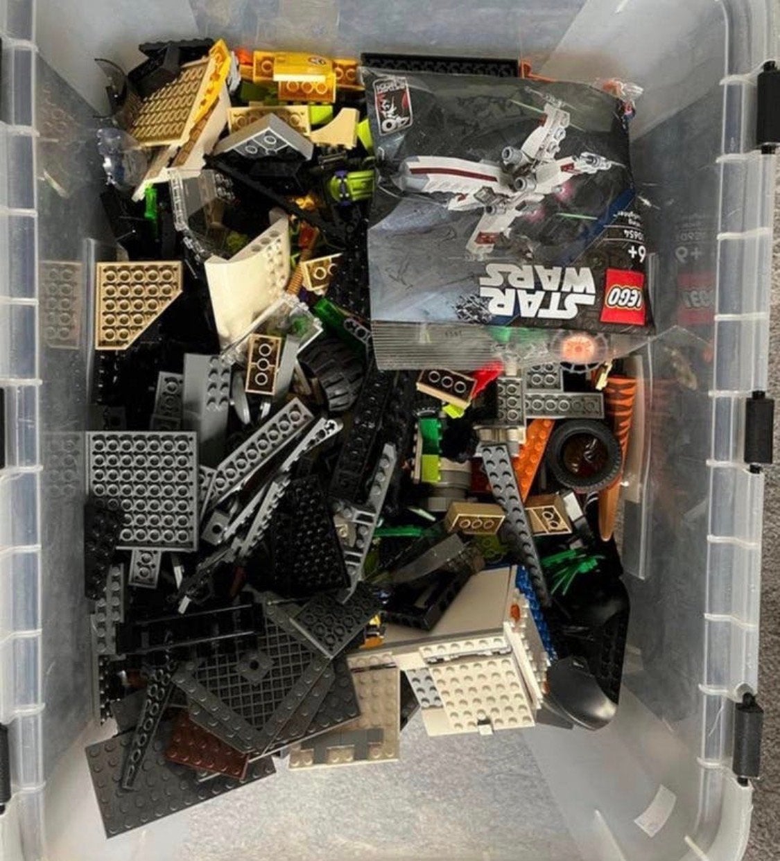 Grote bulk doos Lego: sets, minifiguren en losse stenen, Ophalen, Inclusief minifiguren, Gebruikt, Lego
