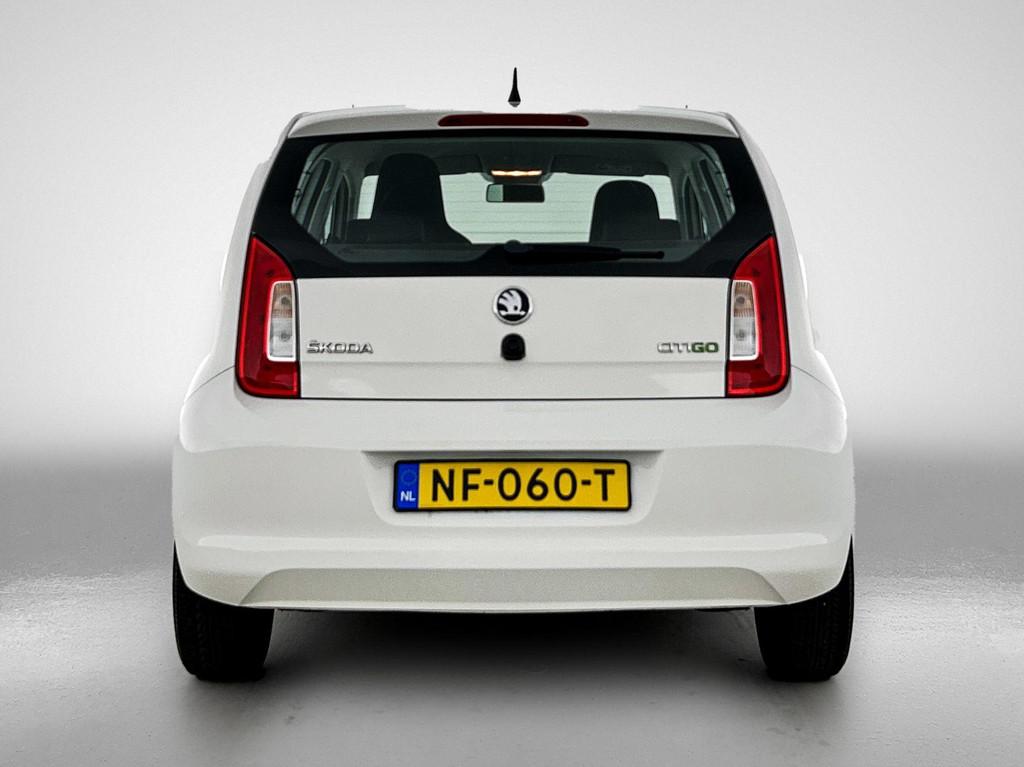 Skoda Citigo 1.0 Greentech Ambition | Airco | All Seasonband, Voorwielaandrijving, Stof, Gebruikt, Wit