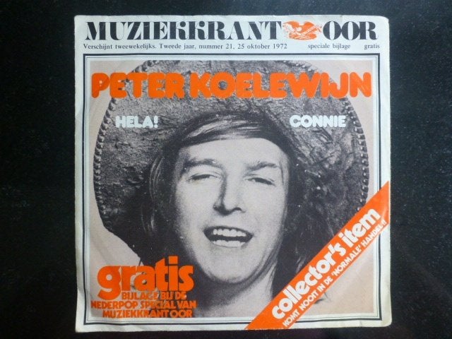 Peter Koelewijn.  Hela ! / Connie., Ophalen of Verzenden, Gebruikt, 7 inch, Pop