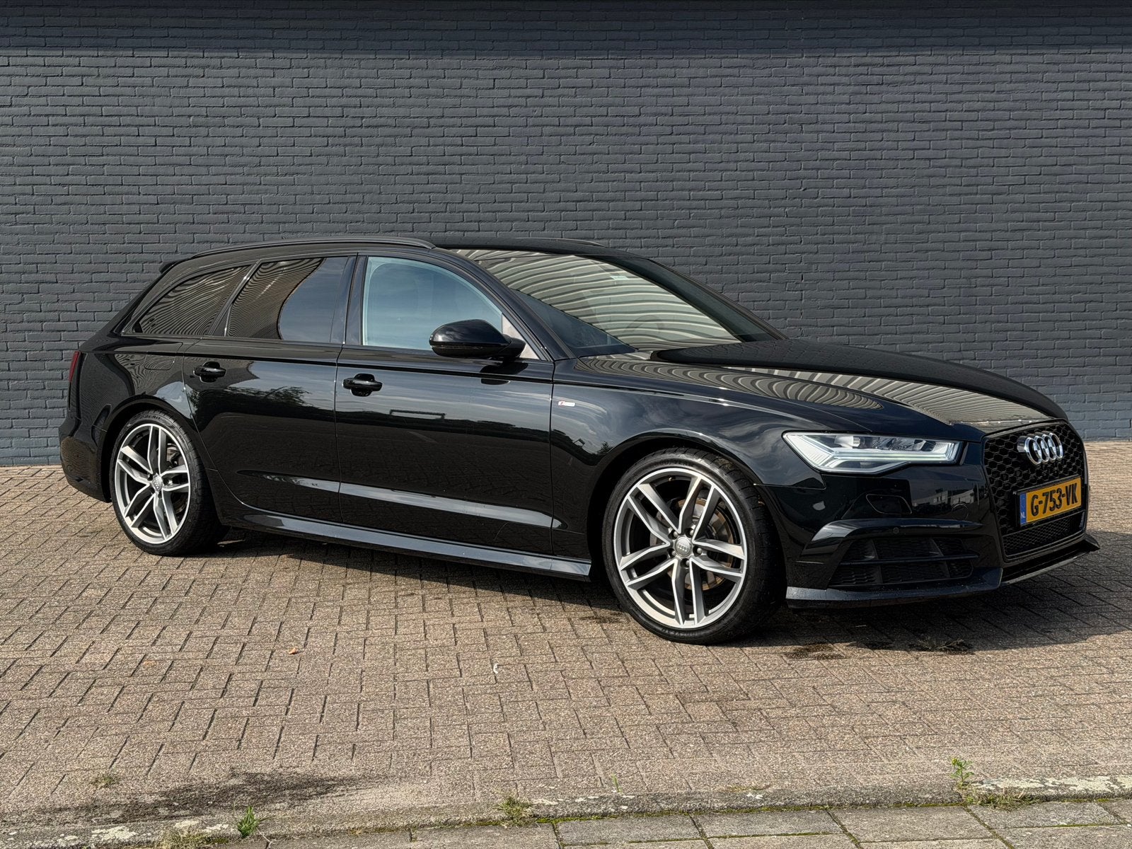 Audi A6 1.8 Tfsi Ultra AV S-tr 140KW 2017 Zwart, Auto's, Euro 5, 1610 kg, Alcantara, Particulier