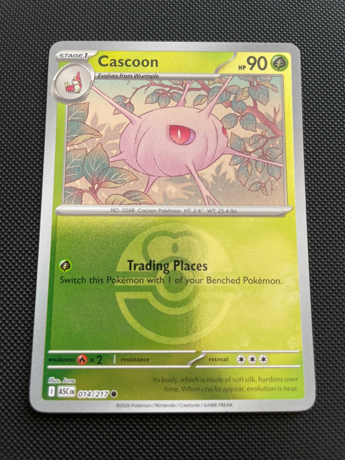Cascoon 014/217 Reverse Holo Love Ball Ascended Heroes, Verzenden, Zo goed als nieuw